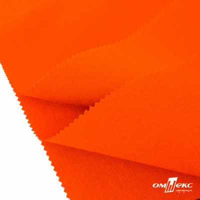 Ткань смесовая для спецодежды "Униформ" 17-1350, 200 гр/м2, шир.150 см, цвет люм.оранжевый - купить в Липецке. Цена 138.73 руб.