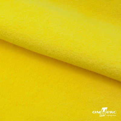 Флис DTY 14-0760, 240 г/м2, шир. 150 см, цвет яркий желтый - купить в Липецке. Цена 640.46 руб.