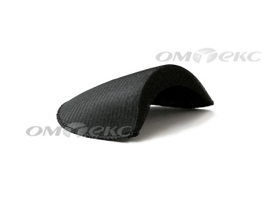 Плечевые накладки OВТ-10, обшитые, цвет чёрный - купить в Липецке. Цена: 17.64 руб.