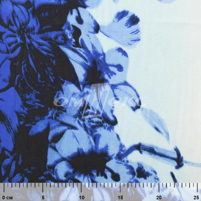 Плательная ткань "Фламенко" 19.1, 80 гр/м2, шир.150 см, принт растительный - купить в Липецке. Цена 241.49 руб.