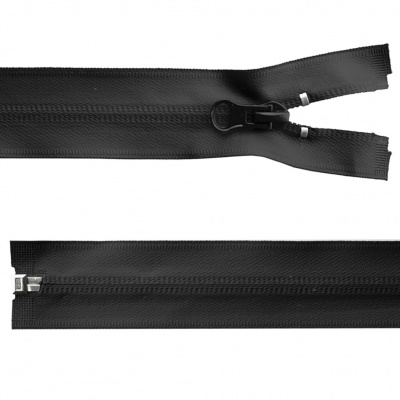 Молния водонепроницаемая PVC Т-7, 90 см, разъемная, цвет чёрный - купить в Липецке. Цена: 61.18 руб.