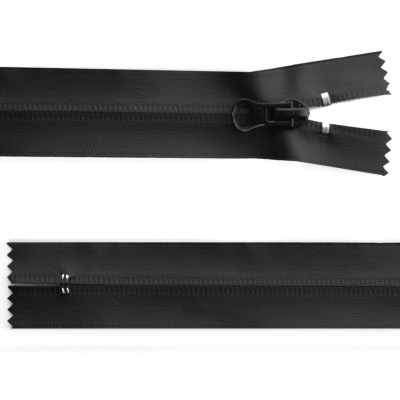 Молния водонепроницаемая PVC Т-7, 20 см, неразъемная, цвет чёрный - купить в Липецке. Цена: 21.56 руб.