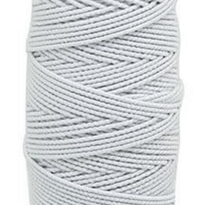 Нитка - резинка Спандекс 25 м (уп-10шт)-белые - купить в Липецке. Цена: 35.65 руб.
