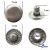 Кнопка металлическая "Альфа" с пружиной, 15 мм (уп. 720+/-20 шт), цвет никель - купить в Липецке. Цена: 1 466.73 руб.