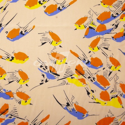 Плательная ткань "Софи" 14.1, 75 гр/м2, шир.150 см, принт птицы - купить в Липецке. Цена 241.49 руб.