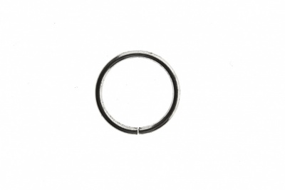 Кольцо металлическое d-15 мм, цв.-никель - купить в Липецке. Цена: 2.45 руб.
