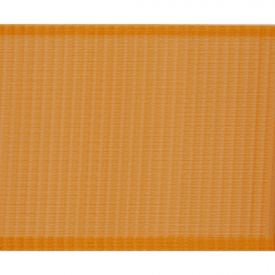 Лента капроновая "Гофре", шир. 110 мм/уп. 50 м, цвет оранжевый - купить в Липецке. Цена: 26.93 руб.