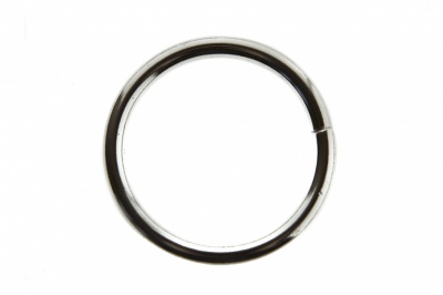 Кольцо металлическое d-3 х 32 мм, цв.-никель - купить в Липецке. Цена: 3.92 руб.
