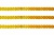 Пайетки "ОмТекс" на нитях, CREAM, 6 мм С / упак.73+/-1м, цв. 92 - золото - купить в Липецке. Цена: 484.77 руб.