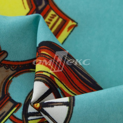 Плательная ткань "Фламенко" 16.2, 80 гр/м2, шир.150 см, принт этнический - купить в Липецке. Цена 241.49 руб.