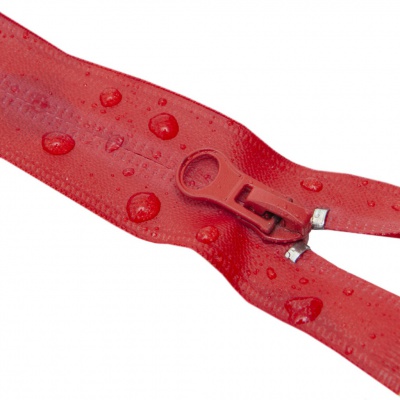 Молния водонепроницаемая PVC Т-7, 90 см, разъемная, цвет (820) красный - купить в Липецке. Цена: 61.81 руб.