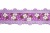 Тесьма декоративная 0385-6169, шир. 25 мм/уп. 22,8+/-1 м, цвет 01-фиолетовый - купить в Липецке. Цена: 391.39 руб.
