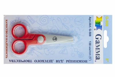 Ножницы G-508 детские 130 мм - купить в Липецке. Цена: 118.32 руб.