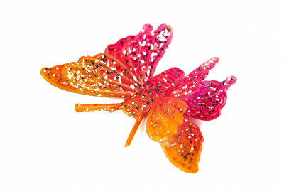 Бабочка декоративная пластиковая #10 - купить в Липецке. Цена: 7.09 руб.
