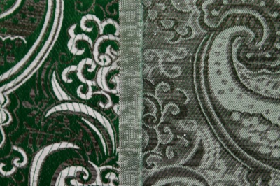 Ткань костюмная жаккард, 135 гр/м2, шир.150см, цвет зелёный№4 - купить в Липецке. Цена 441.94 руб.