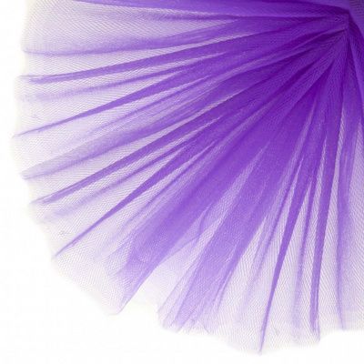 Фатин матовый 16-85, 12 гр/м2, шир.300см, цвет фиолетовый - купить в Липецке. Цена 96.31 руб.
