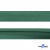 Косая бейка атласная "Омтекс" 15 мм х 132 м, цв. 056 темный зеленый - купить в Липецке. Цена: 225.81 руб.