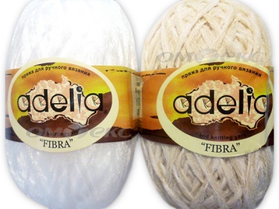Пряжа Adelia "Fibra", полиэстер 100%, 50 гр/200 м - купить в Липецке. Цена: 34.67 руб.