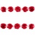 Тесьма плетеная "Рюш", упак. 9,14 м, цвет красный - купить в Липецке. Цена: 46.82 руб.