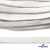 Шнур плетеный d-8 мм плоский, 70% хлопок 30% полиэстер, уп.85+/-1 м, цв.1018-белый - купить в Липецке. Цена: 735 руб.