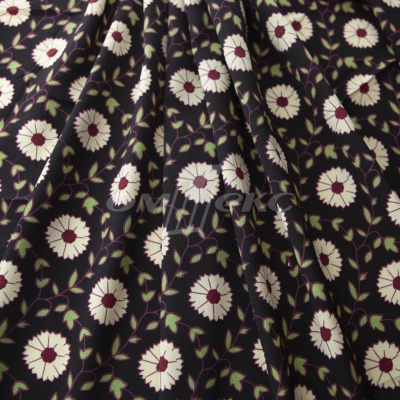 Плательная ткань "Фламенко" 10.1, 80 гр/м2, шир.150 см, принт растительный - купить в Липецке. Цена 241.49 руб.