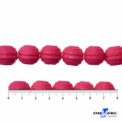 0309-Бусины деревянные "ОмТекс", 16 мм, упак.50+/-3шт, цв.023-розовый - купить в Липецке. Цена: 62.22 руб.