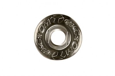 Кнопка металлическая "Альфа" с пружиной, 15 мм (уп. 720+/-20 шт), цвет никель - купить в Липецке. Цена: 1 466.73 руб.