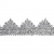 Тесьма металлизированная 0384-0240, шир. 40 мм/уп. 25+/-1 м, цвет серебро - купить в Липецке. Цена: 490.74 руб.