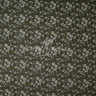Плательная ткань "Фламенко" 11.2, 80 гр/м2, шир.150 см, принт растительный - купить в Липецке. Цена 259.21 руб.
