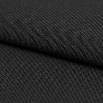 Костюмная ткань с вискозой "Рошель", 250 гр/м2, шир.150см, цвет чёрный - купить в Липецке. Цена 438.12 руб.