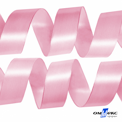 050-нежно-розовый Лента атласная упаковочная (В) 85+/-5гр/м2, шир.50 мм (1/2), 25+/-1 м - купить в Липецке. Цена: 120.46 руб.