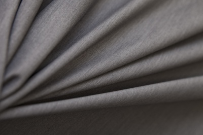 Костюмная ткань с вискозой "Флоренция", 195 гр/м2, шир.150см, цвет св.серый - купить в Липецке. Цена 491.97 руб.