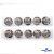 119-02 Кнопки пришивные декоративные металл 25 мм, цв.-никель - купить в Липецке. Цена: 30.23 руб.
