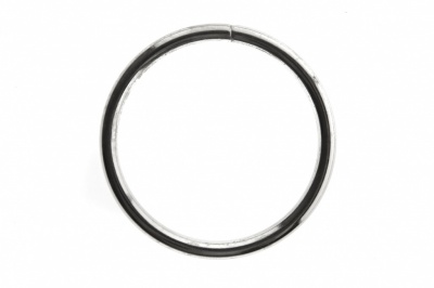 Кольцо металлическое №40 мм, цв.-никель - купить в Липецке. Цена: 4.45 руб.