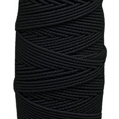 Нитка - резинка Спандекс 25 м (уп-10шт)-чёрные - купить в Липецке. Цена: 36.02 руб.