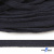 Шнур плетеный d-8 мм плоский, 70% хлопок 30% полиэстер, уп.85+/-1 м, цв.1010-т.синий - купить в Липецке. Цена: 735 руб.