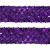 Тесьма с пайетками 12, шир. 35 мм/уп. 25+/-1 м, цвет фиолет - купить в Липецке. Цена: 1 308.30 руб.
