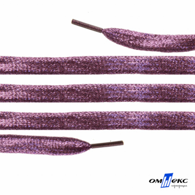 Шнурки #107-01, плоские 130 см, цв.розовый металлик - купить в Липецке. Цена: 35.45 руб.