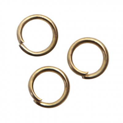 Кольцо  соединительное для бижутерии 5 мм, цв.-золото - купить в Липецке. Цена: 0.44 руб.