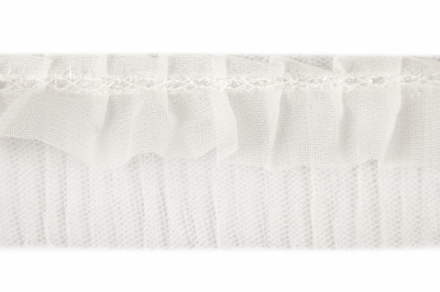 Тесьма плетеная "Рюш" №1, упак. 45,72 м - купить в Липецке. Цена: 46.82 руб.