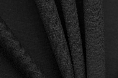 Трикотаж "Grange" BLACK 1# (2,38м/кг), 280 гр/м2, шир.150 см, цвет чёрно-серый - купить в Липецке. Цена 861.22 руб.