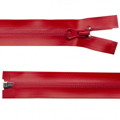 Молния водонепроницаемая PVC Т-7, 90 см, разъемная, цвет (820) красный - купить в Липецке. Цена: 61.81 руб.