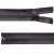 Молния водонепроницаемая PVC Т-7, 60 см, разъемная, цвет (301) т.серый - купить в Липецке. Цена: 49.39 руб.