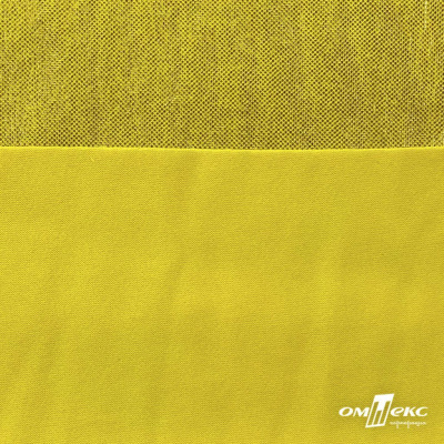 Трикотажное полотно голограмма, шир.140 см, #602 -жёлтый/жёлтый - купить в Липецке. Цена 385.88 руб.