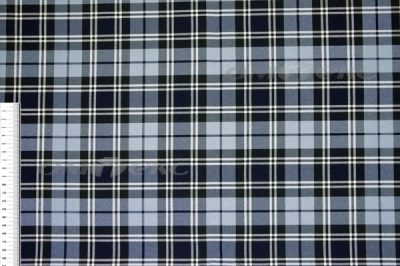 Ткань костюмная клетка Т7274 2004, 220 гр/м2, шир.150см, цвет т.синий/гол/бел - купить в Липецке. Цена 
