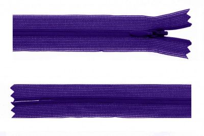Молния потайная Т3 866, 50 см, капрон, цвет фиолетовый - купить в Липецке. Цена: 8.62 руб.