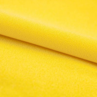 Креп стрейч Амузен 12-0752, 85 гр/м2, шир.150см, цвет жёлтый - купить в Липецке. Цена 194.07 руб.