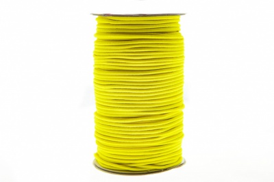 0370-1301-Шнур эластичный 3 мм, (уп.100+/-1м), цв.110 - желтый - купить в Липецке. Цена: 459.62 руб.