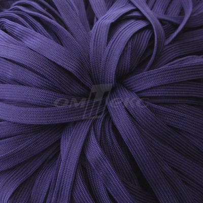 Шнур 15мм плоский (100+/-1м) №10 фиолетовый - купить в Липецке. Цена: 10.21 руб.