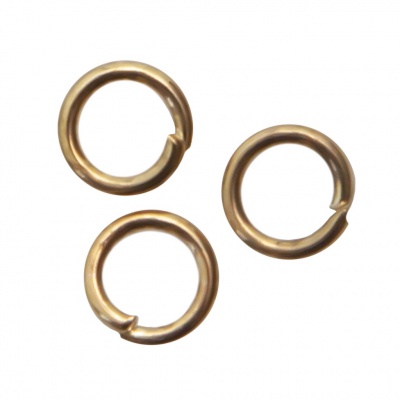 Кольцо  соединительное для бижутерии 4 мм, цв.-золото - купить в Липецке. Цена: 0.41 руб.